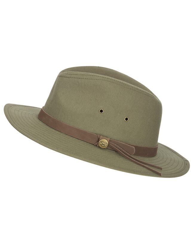 Hoggs Panmure Canvas Foldable Hat (with carry bag)