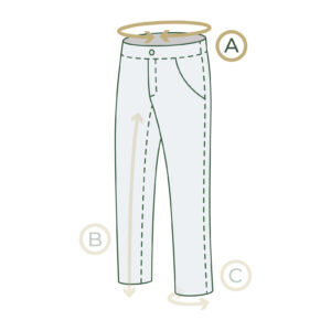 Percussion trousers how to measure