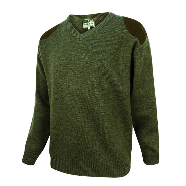 Hoggs of Fife Melrose V-Neck Hunting Pullover