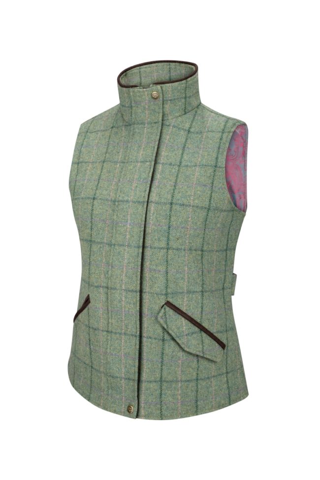 Roslin Ladies Technical Tweed Waistcoat